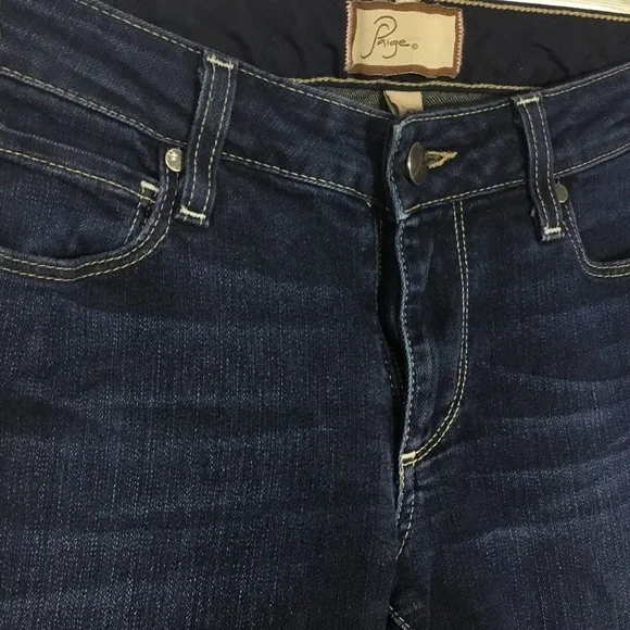 Paige Peg Straight Stretch Low Rise Jeans 27×31 - Picture 4 of 4